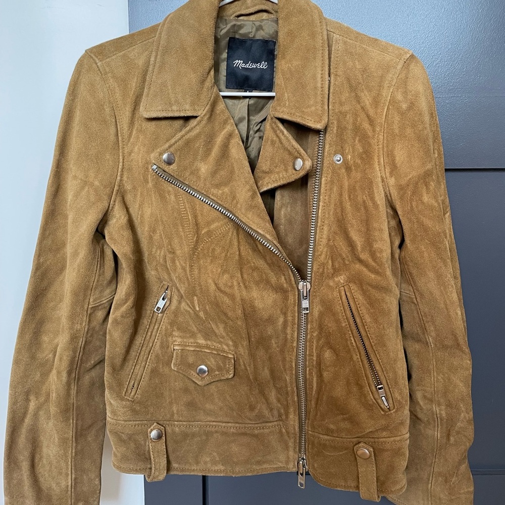 Madewell Suede motorcycle jacket